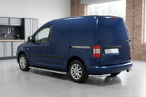 Volkswagen Caddy 2004–2010 Sidosteg Maydos V1 (2 st, aluminium ↗ rostfritt stål) Standardbas foto 1