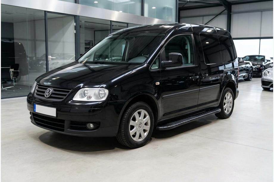 Volkswagen Caddy 2004–2010 Sidosteg Bosphorus Black (2 st, aluminium) Image
