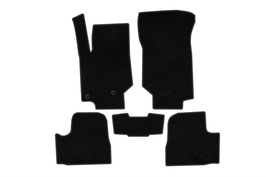 Peugeot 208 2019– Deluxe textilmattor (bensin, svart) Image