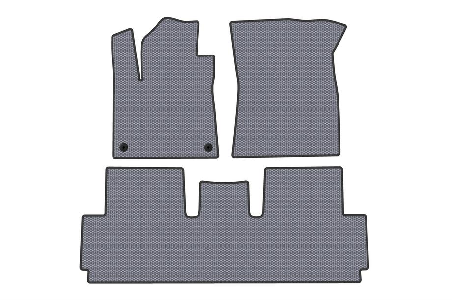 Citroen C-4 Picasso 2013–2022 Gummimattor Carsuit (för Grand, 2 rader, grå) Image