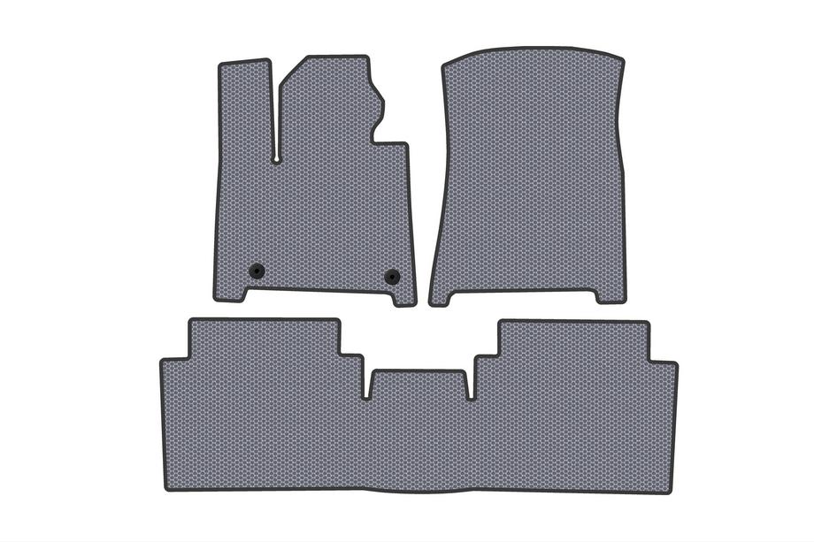 Hyundai Santa Fe 5 2023– Gummimattor Carsuit (2 rader, grå) Image