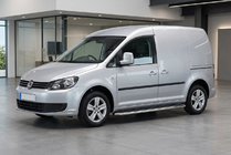 Volkswagen Caddy 2010–2015 Sidosteg Maydos V1 (2 st, aluminium ↗ rostfritt stål) Standardbas foto 1