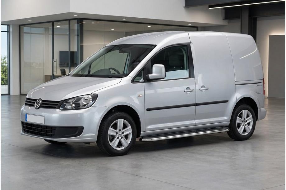 Volkswagen Caddy 2010–2015 Sidosteg Maydos V1 (2 st, aluminium ↗ rostfritt stål) Standardbas Image