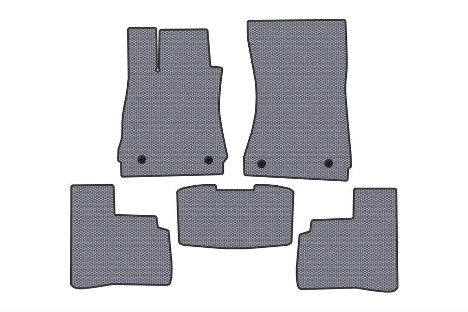 Mercedes S-class W221 2005–2013 Gummimattor Carsuit (Short, Grå) Image