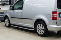 Volkswagen Caddy 2010–2015 Sidosteg Tayga (2 st, aluminium) foto 1
