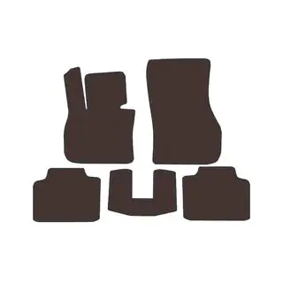 Gummimattor Carsuit (Brun)
