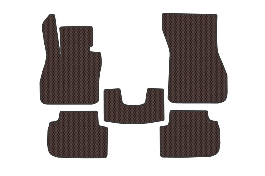 BMW 2-serie Gran Coupe F44 2020–2024 Gummimattor Carsuit (för F44, bruna) Image