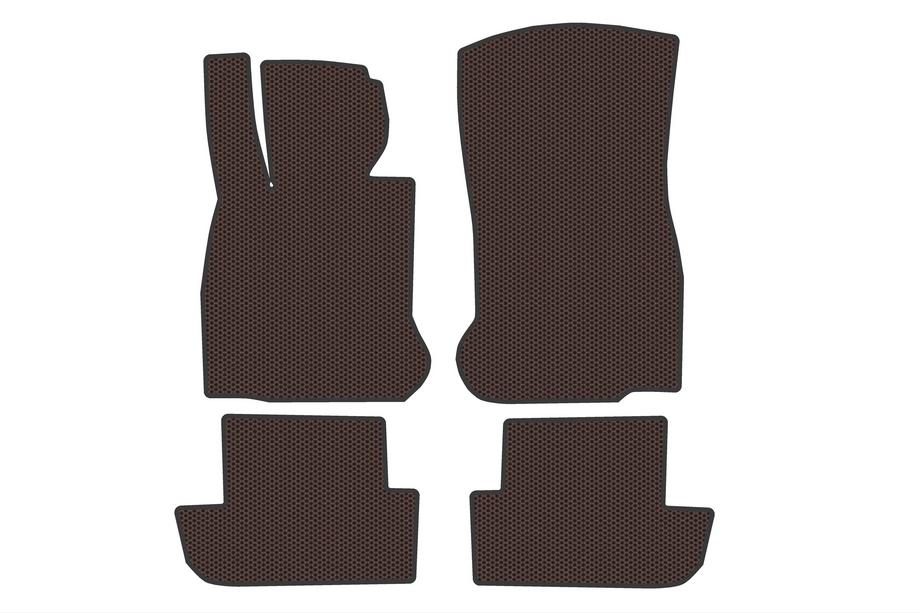 BMW 6-serien F12/F13/F06 2011–2018 Carsuit gummimattor (för F12/13, brun) Foto 1