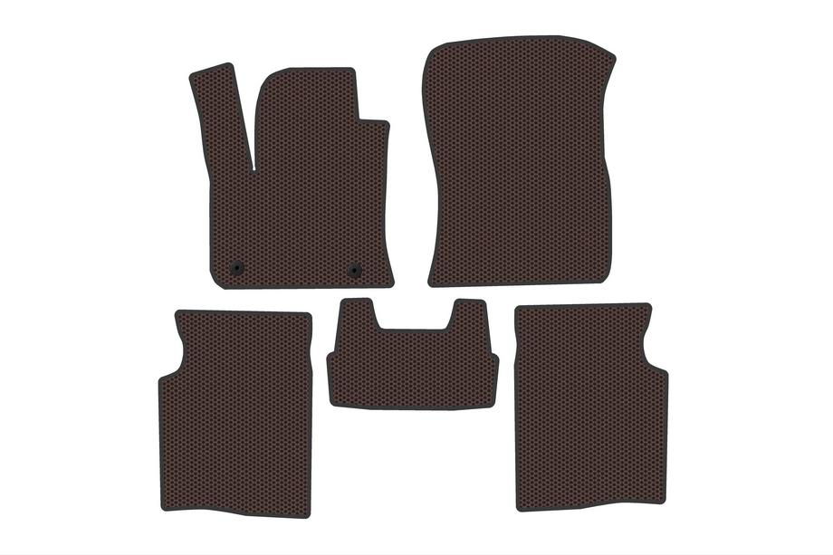 Citroen C4 X/e-C4 X 2022– Gummimattor Carsuit (Electro, brun) Image