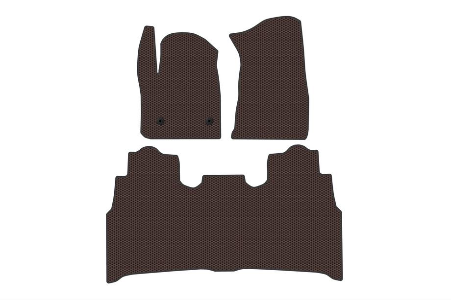 Chevrolet Silverado 2019– Gummimattor Carsuit (Brun) Image