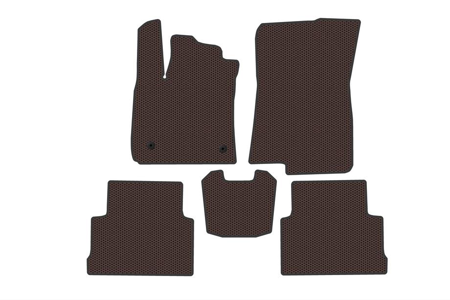 Dacia Jogger 2022– Gummimattor Carsuit (2 rader, brun) Image
