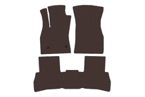 Fiat Doblo II 2010–2022 Gummigolvmattor Carsuit V2 (2010-2015, Brun) foto 1