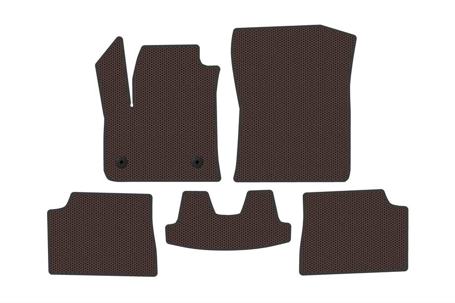 Fiat 600/600e 2023– Gummimattor Carsuit (Electro, brun) Image
