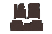 Hyundai Santa Fe 5 2023– Gummimattor Carsuit (2 rader, brun) foto 1
