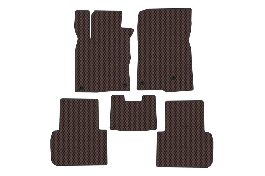Honda Civic Sedan 2021– Gummimattor Carsuit (Brun) Image