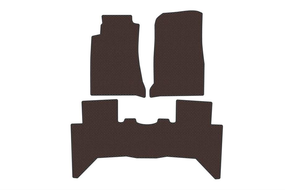 Isuzu D-Max 2011–2019 Gummimattor Carsuit (Brun) Image