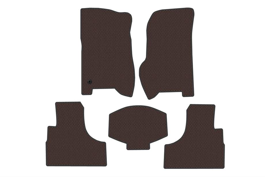 Jeep Cherokee/Liberty 2002–2007 Gummimattor Carsuit (Brun) Foto 1