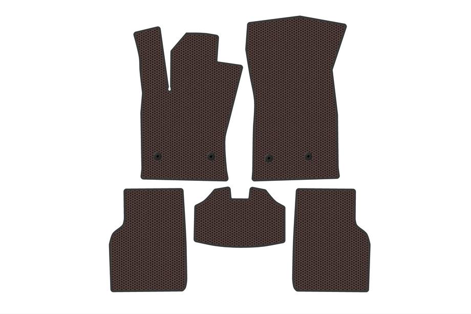 Jeep Compass 2016– Gummimattor Carsuit (Brun) Image