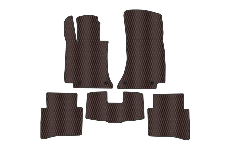 Mercedes E-class W214 2023– Carsuit gummimattor (SD, Brun) Image