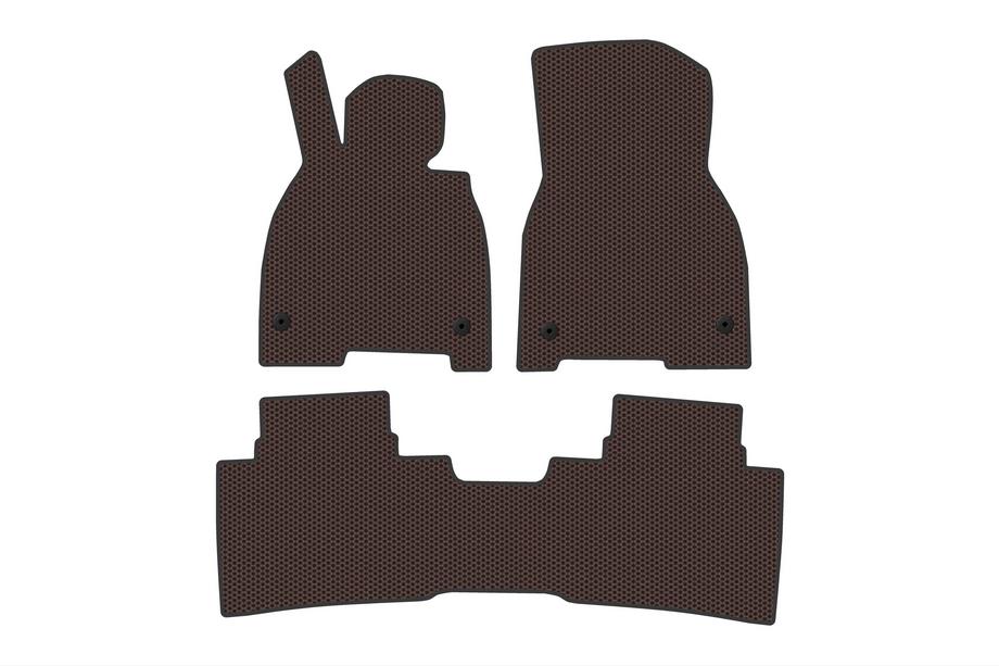 Mercedes EQS 2021– Gummimattor Carsuit (Brun) Foto 1