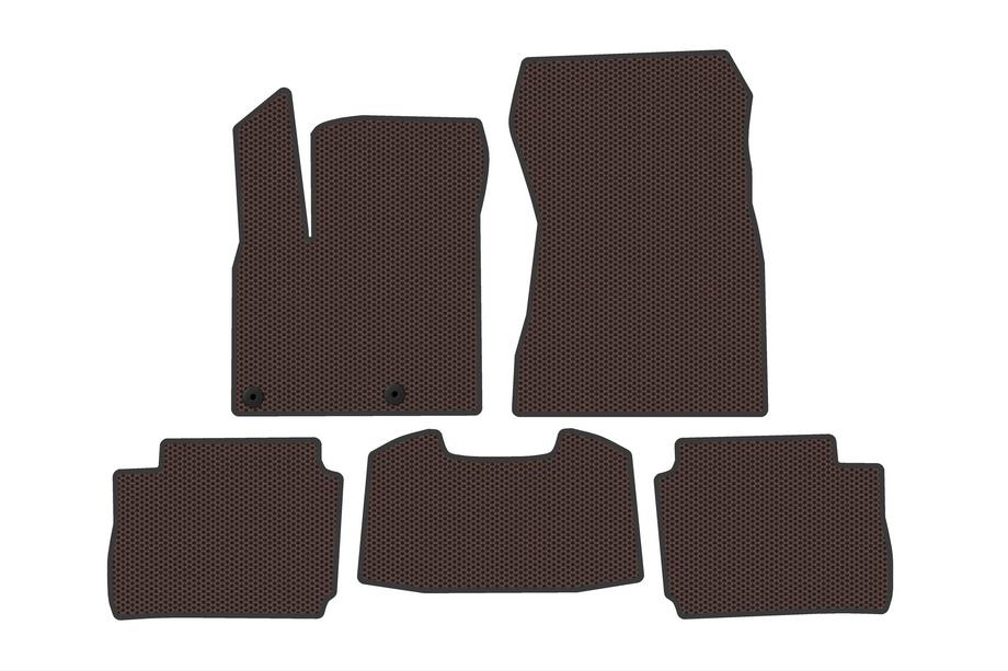 Nissan Qashqai 2021– Gummimattor Carsuit (Electro, Brun) Image