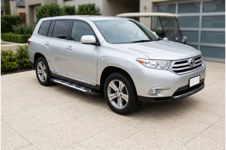 Toyota Highlander 2008–2013 Sidosteg Sunrise (2 st, aluminium) Image