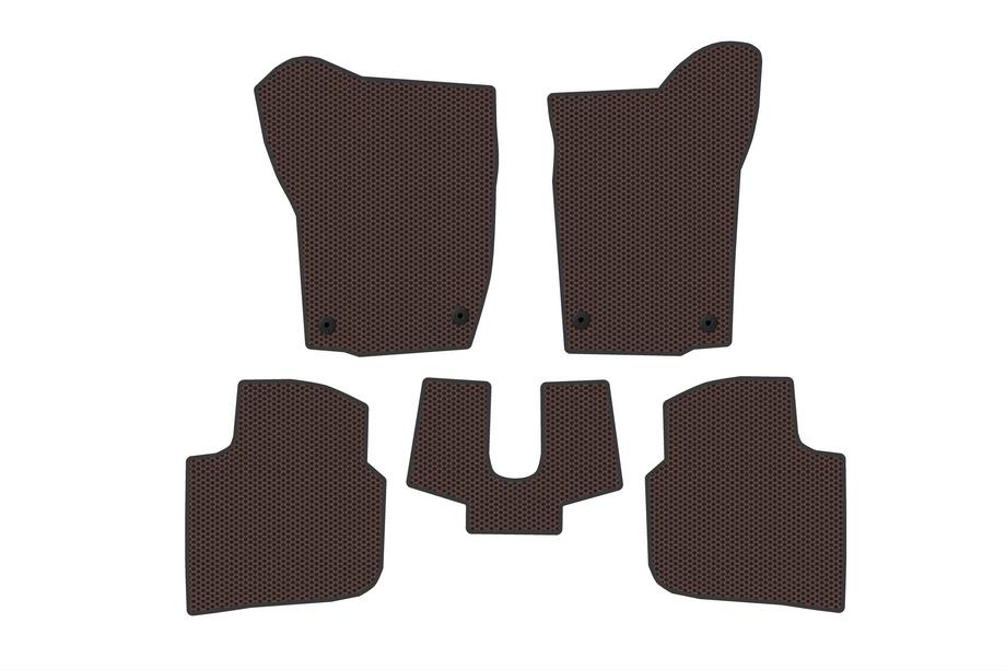 Seat Toledo 2012–2019 Gummimattor Carsuit (Brun) Image