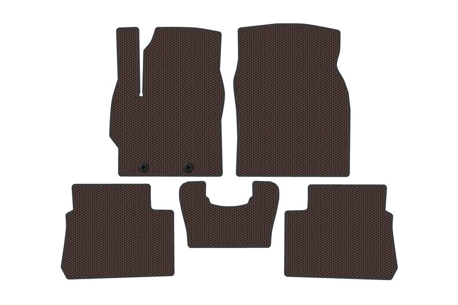 Toyota Yaris/Yaris Cross (XP210) 2020– Gummimattor Carsuit (Hybrid, Brun) Image