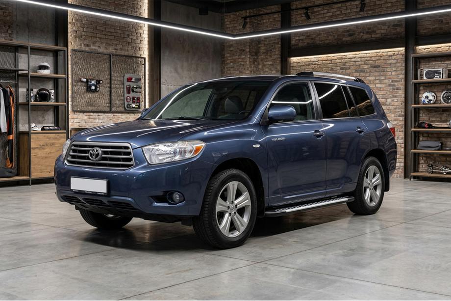 Toyota Highlander 2008–2013 Sidosteg Line (2 st, aluminium) Image