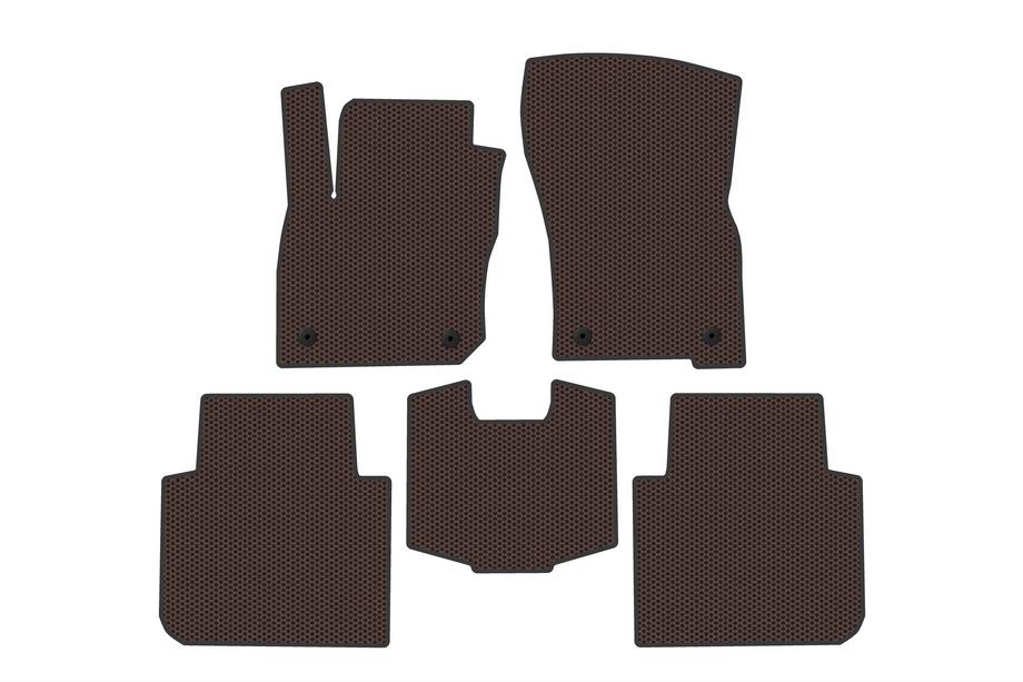 Volkswagen Tayron 2024– Gummimattor Carsuit (Brun) Image