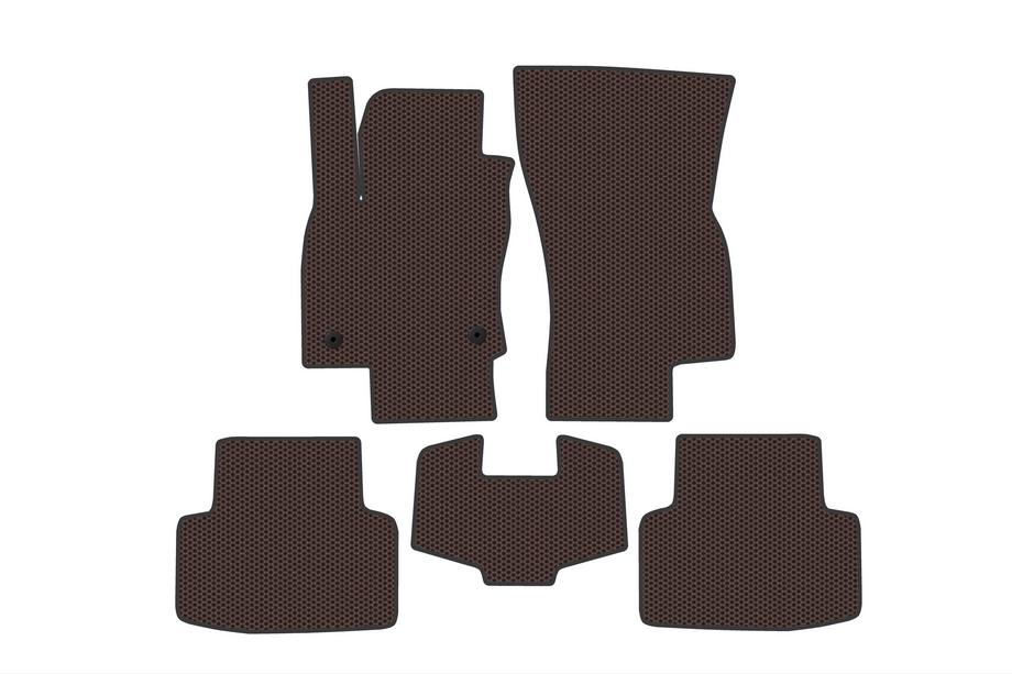 Volkswagen Taos/Tharu 2018–2024 Gummimattor Carsuit (Brun) Image