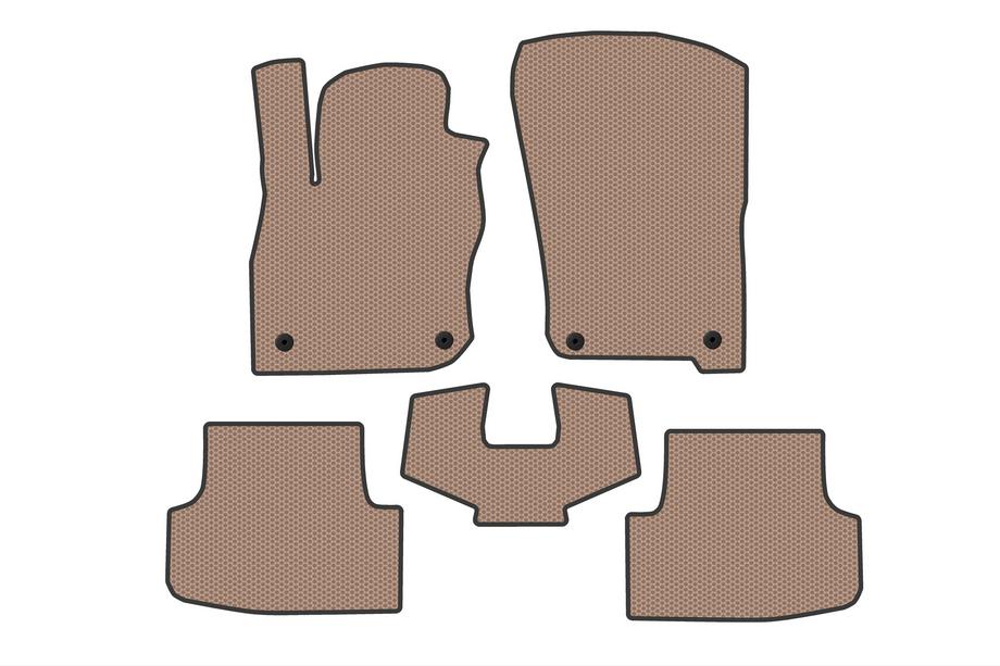 Audi A3 2020– Gummimattor Carsuit (HB, beige) Image