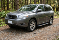 Toyota Highlander 2008–2013 Sidosteg Duru (2 st, aluminium) foto 1
