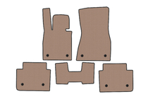 BMW 5/i5-serie G60/G60E/G61 2023– Carsuit gummimattor för kupén (för i5 G60E, beige) foto 1