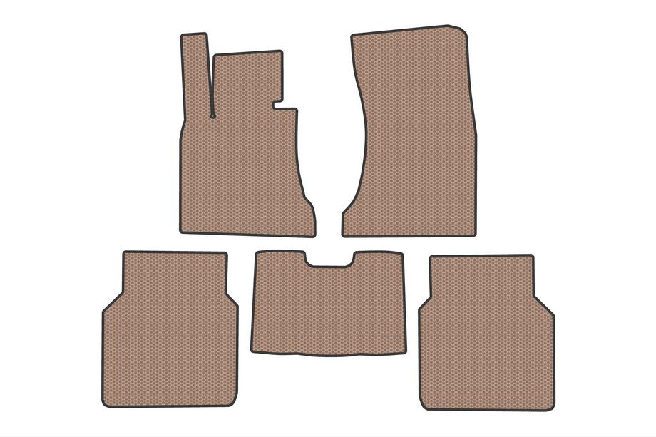 BMW 7-serien E65/66 2001–2008 Gummimattor Carsuit (för E66, beige) Image