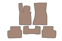 BMW 7-serien G11/G12 2015–2022 Gummimattor Carsuit (för G11, beige) foto 1