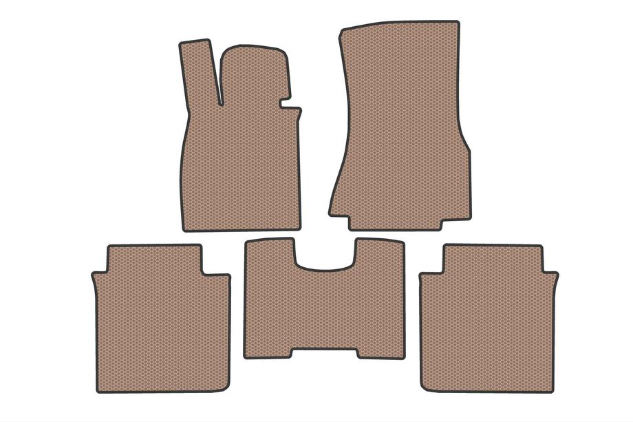 BMW 7-serie G70/G71 2022– Carsuit gummimattor (för G70E, beige) Foto 1