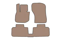 BMW X2 (U10) 2023– Carsuit gummimattor (för IX2, beige) foto 1