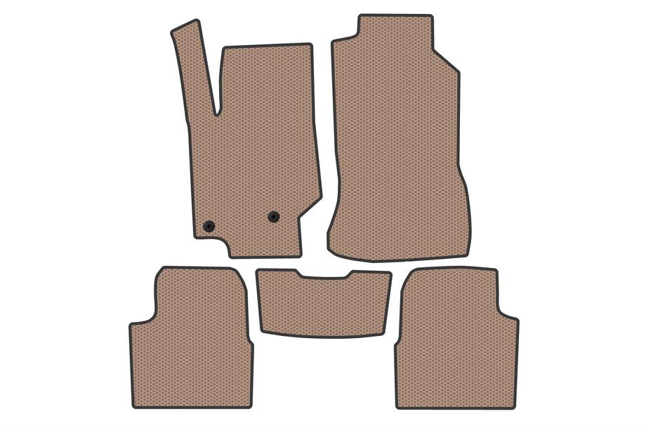 Citroen C4 X/e-C4 X 2022– Carsuit gummimattor (bensin, beige) Image