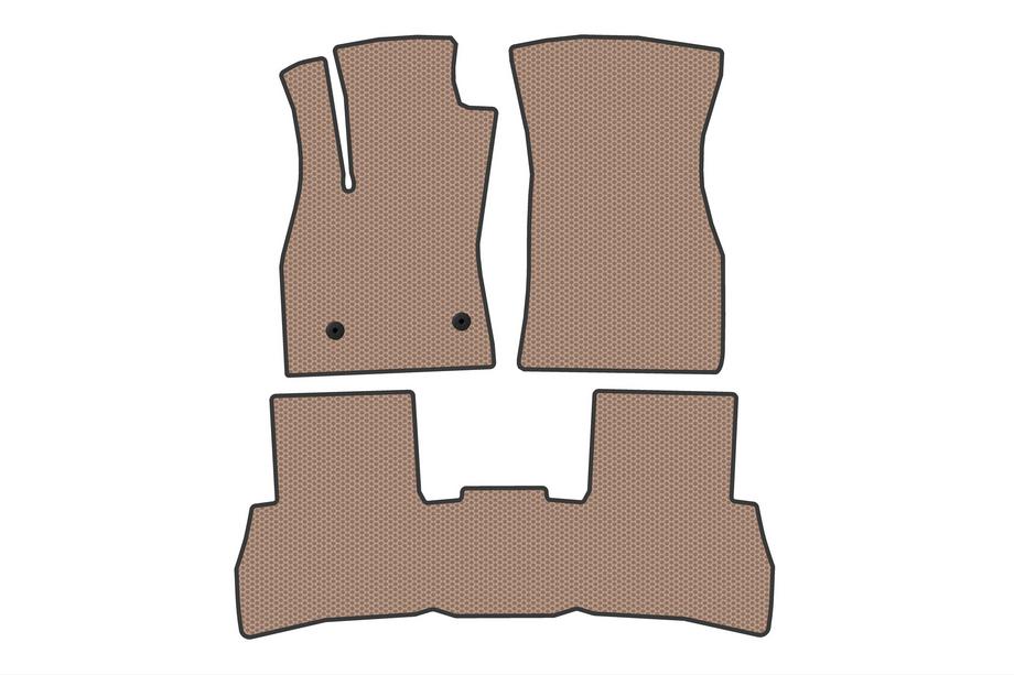 Fiat Doblo II 2010–2022 Gummimattor Carsuit V2 (2010-2015, Beige) Image