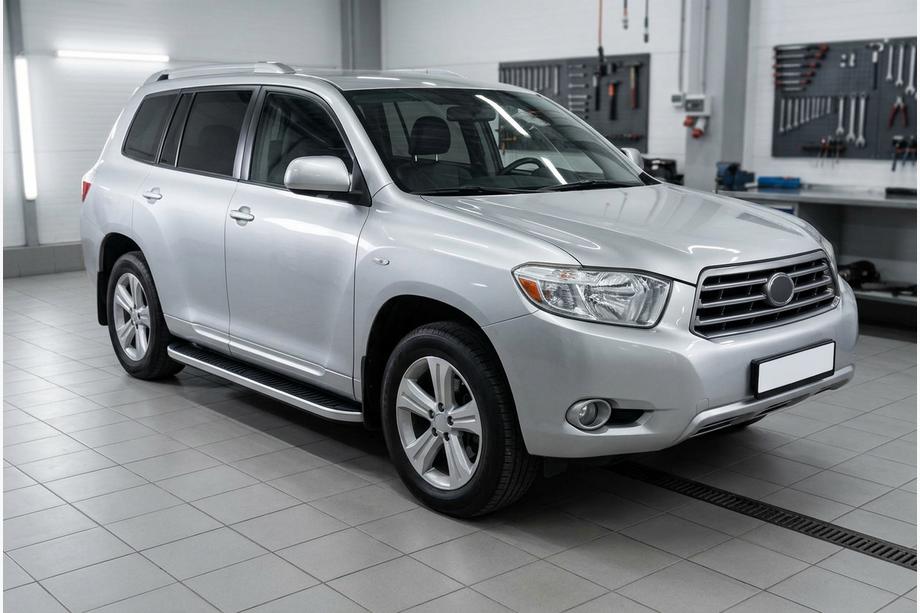 Toyota Highlander 2008–2013 Sidosteg Tayga Grey (2 st, aluminium) Image