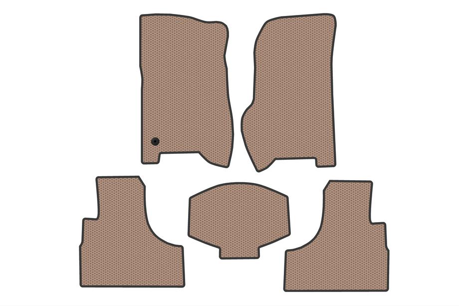 Jeep Cherokee/Liberty 2002–2007 Gummimattor Carsuit (Beige) Image