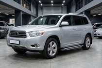 Toyota Highlander 2008–2013 Sidosteg Rainbow (2 st, aluminium) foto 1
