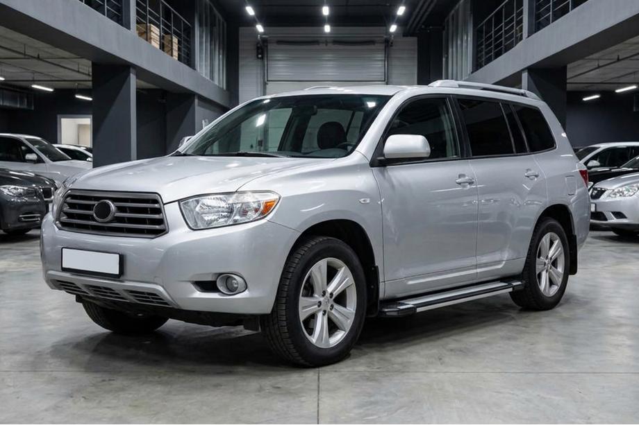 Toyota Highlander 2008–2013 Sidosteg Rainbow (2 st, aluminium) Image