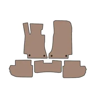 Gummimattor Carsuit (2021-2024, beige) foto 1