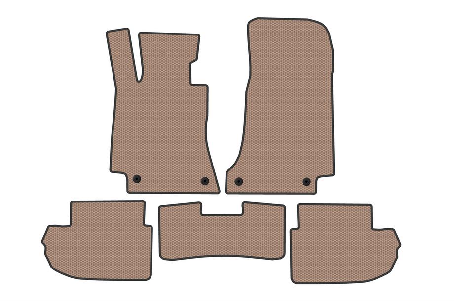 Mercedes E-class coupé C238 2016–2024 Gummimattor Carsuit (2021-2024, beige) Image