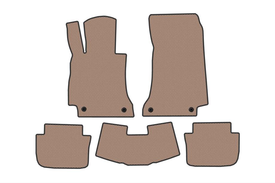 Mercedes E-class W214 2023– Gummimattor Carsuit (Cabrio, beige) Image