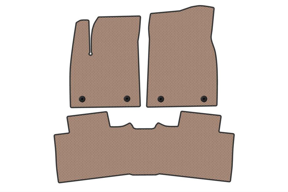 MG HS 2024– Gummimattor Carsuit (Hybrid, Beige) Image
