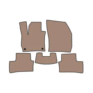 Gummimattor Carsuit (Електро, beige)