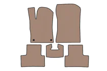 Peugeot 308 2021– Gummimattor Carsuit (Beige) foto 1